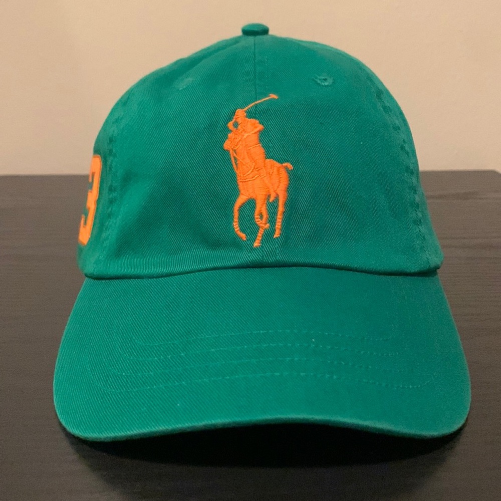 Polo Ralph Lauren Big Pony #3 Adjustable Leather Strap Cap